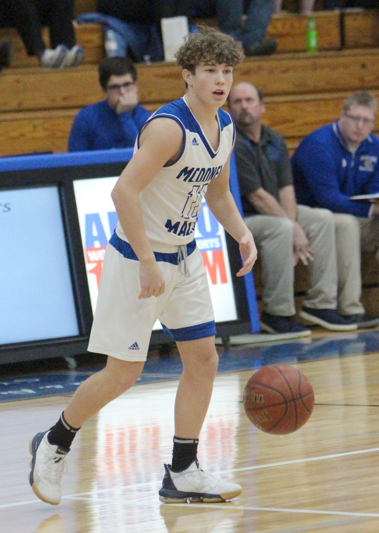 Alma Center Lincoln at McDonell boys basketball 1-18-20